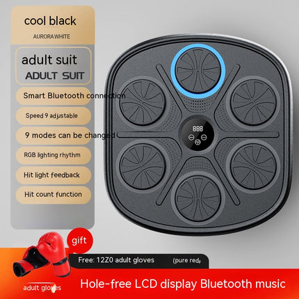 Music Boxing Wall Target – Interactive Fitness & Training Pad