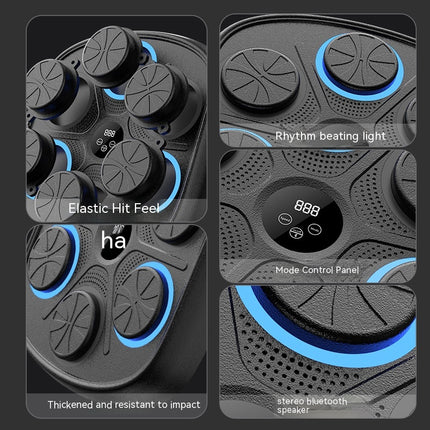 Music Boxing Wall Target – Interactive Fitness & Training Pad