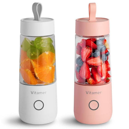 350ml Portable Blender – USB Rechargeable Smoothie & Juice Maker