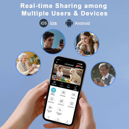 Magnetic Mini WiFi Camera – 2K HD, Night Vision & Smart App Control