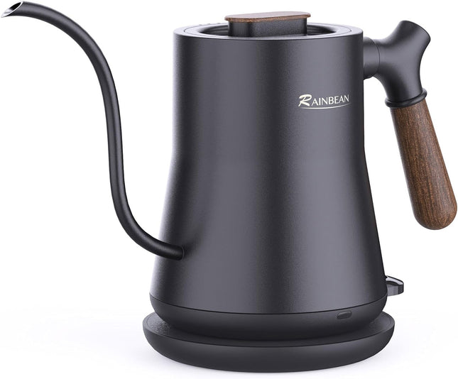 Gooseneck Electric Kettle – Stainless Steel, Rapid Heating, Auto Shutoff
