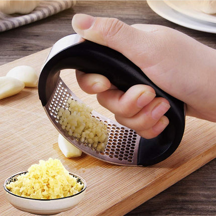 Stainless Steel Garlic Masher – Manual Press & Kitchen Tool