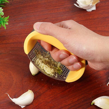 Stainless Steel Garlic Masher – Manual Press & Kitchen Tool