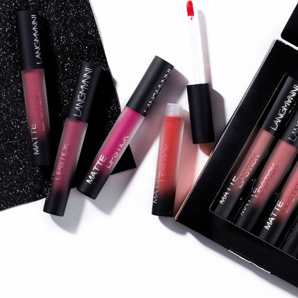 Matte Lipstick Waterproof Long-Lasting Velvet Lipstick Set