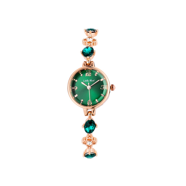 Elegant Green Women’s Bracelet Watch – Simple Jade-Inspired Gift Timepiece