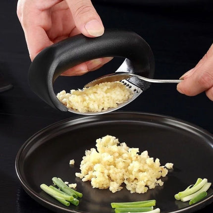 Stainless Steel Garlic Masher – Manual Press & Kitchen Tool