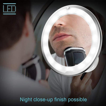360° Swivel LED Makeup Mirror – 10X Magnifying Lighted Vanity Mirror
