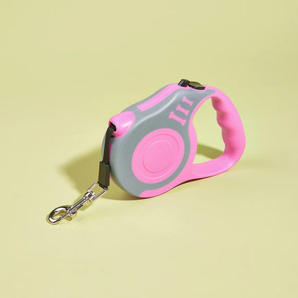 Retractable Dog Leash – Durable Nylon 3M/5M for All Pets