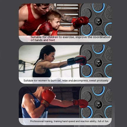 Music Boxing Wall Target – Interactive Fitness & Training Pad