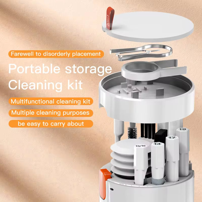 20-in-1 Cleaning Tool Set – Brush & Pen Kit for Camera, Laptop & AirPods