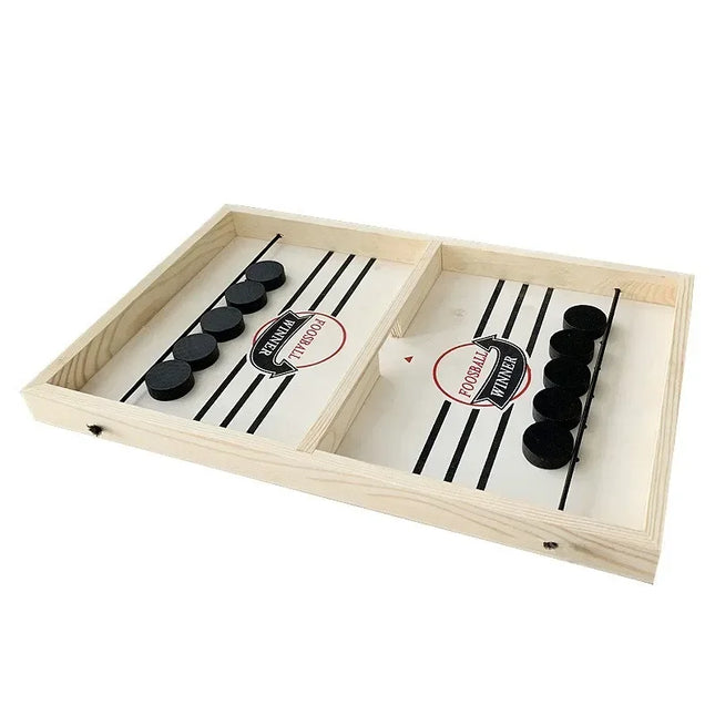 Foosball & Sling Puck Board Game – Parent-Child Interactive Toy