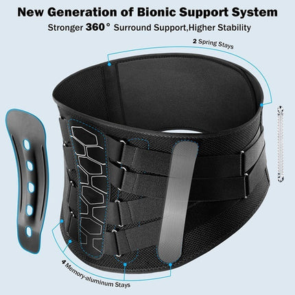 Slipped Discs Muscle Strain Breathable Lumbar Support  Waist Support