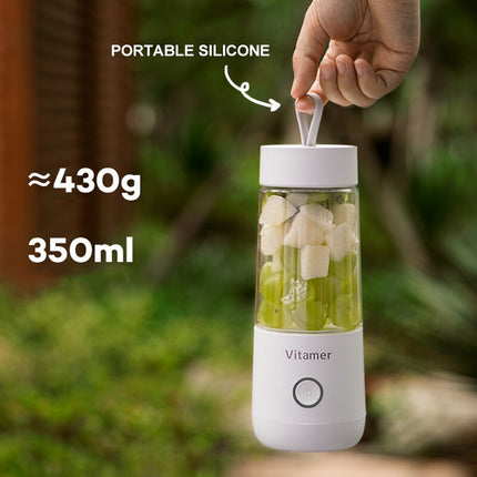 350ml Portable Blender – USB Rechargeable Smoothie & Juice Maker