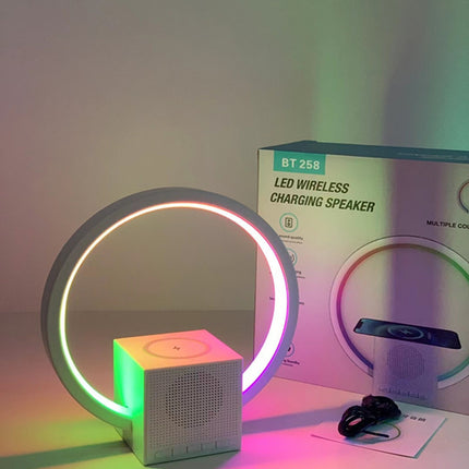 Smart Ambience Light Bluetooth Speaker Wireless Charger