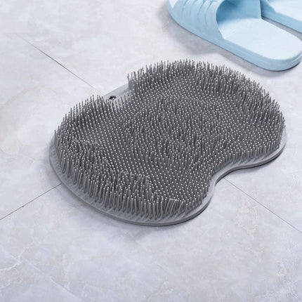 Exfoliating Shower Bath Mat – Non-Slip Silicone Massage & Foot Scrubber