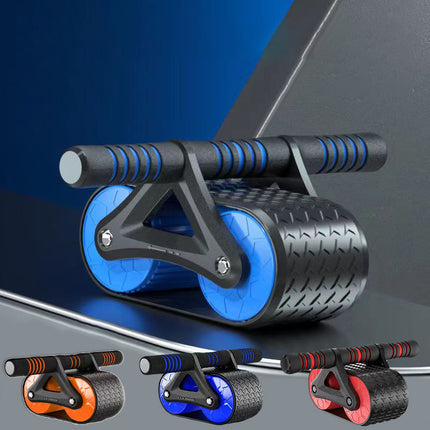 Double Wheel Ab Roller – Automatic Rebound Waist & Core Trainer