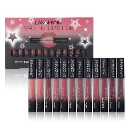 Matte Lipstick Waterproof Long-Lasting Velvet Lipstick Set