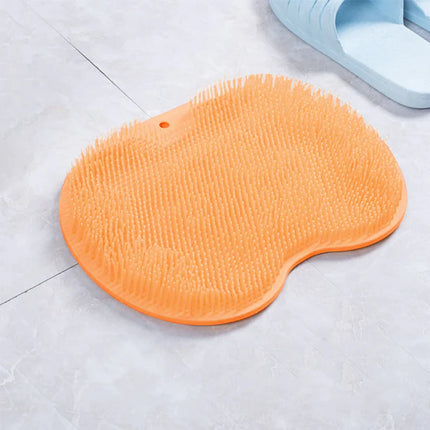 Exfoliating Shower Bath Mat – Non-Slip Silicone Massage & Foot Scrubber