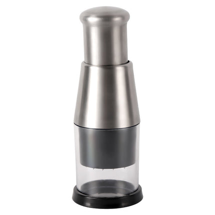 Garlic & Vegetable Chopper – Manual Stainless Steel Crusher