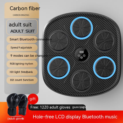 Music Boxing Wall Target – Interactive Fitness & Training Pad