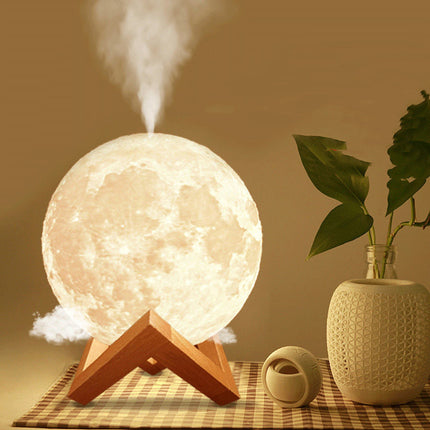 Lunar Humidifier Night Light – Aromatherapy & Bedside Spray