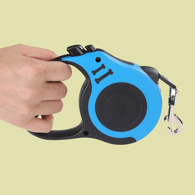 Retractable Dog Leash – Durable Nylon 3M/5M for All Pets