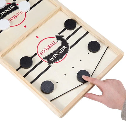 Foosball & Sling Puck Board Game – Parent-Child Interactive Toy