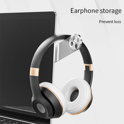 Laptop Phone Holder, Adjustable Laptop Side Mount Clip, Magnetic Laptop Monitor Mount, Computer Laptop Cellphone Stand Foldable Aluminum Expansion Bracket Tablet Clip For Dual Screen