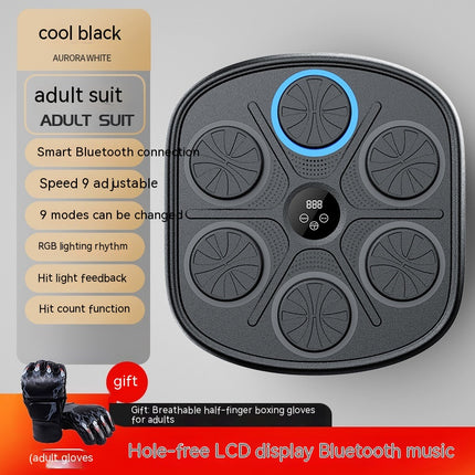 Music Boxing Wall Target – Interactive Fitness & Training Pad