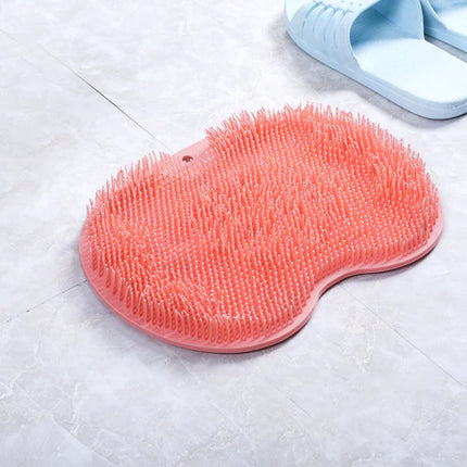 Exfoliating Shower Bath Mat – Non-Slip Silicone Massage & Foot Scrubber