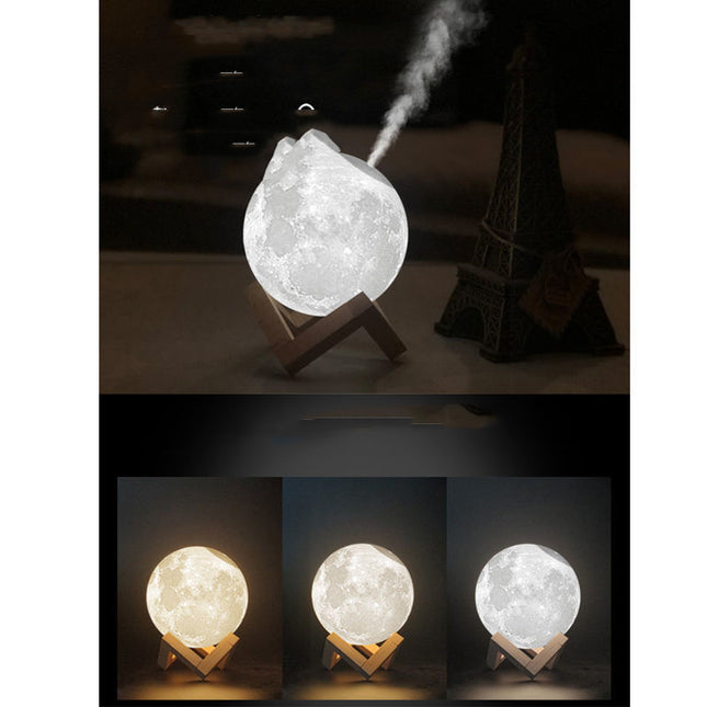 Lunar Humidifier Night Light – Aromatherapy & Bedside Spray