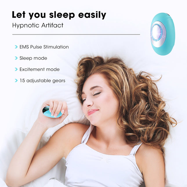EMS Sleep Aid Device – Handheld Microcurrent Therapy for Stress, Anxiety & Insomnia Relief