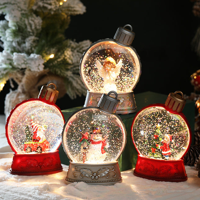 Christmas LED Flame Light – Holiday Decoration for Home