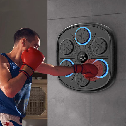 Music Boxing Wall Target – Interactive Fitness & Training Pad