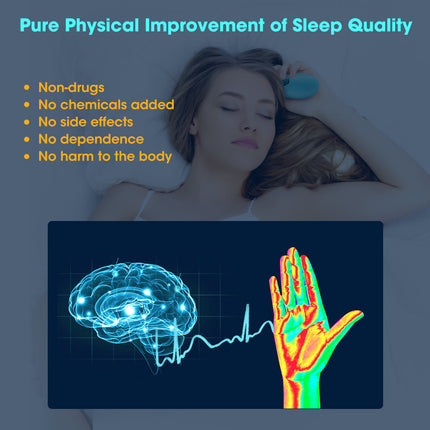EMS Sleep Aid Device – Handheld Microcurrent Therapy for Stress, Anxiety & Insomnia Relief