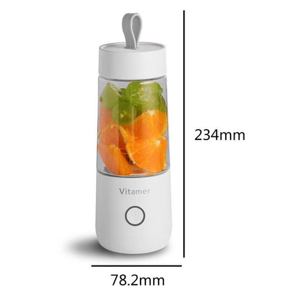 350ml Portable Blender – USB Rechargeable Smoothie & Juice Maker