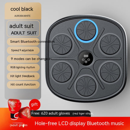 Music Boxing Wall Target – Interactive Fitness & Training Pad