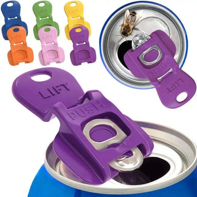 Easy Tab Opener & Drink Protector – Dustproof Beverage Can Opener & Sealer