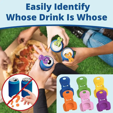 Easy Tab Opener & Drink Protector – Dustproof Beverage Can Opener & Sealer