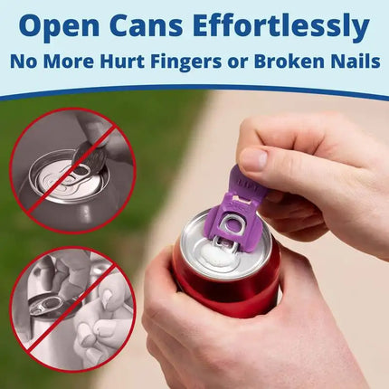 Easy Tab Opener & Drink Protector – Dustproof Beverage Can Opener & Sealer