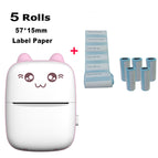 A / 5Rolls Label Paper