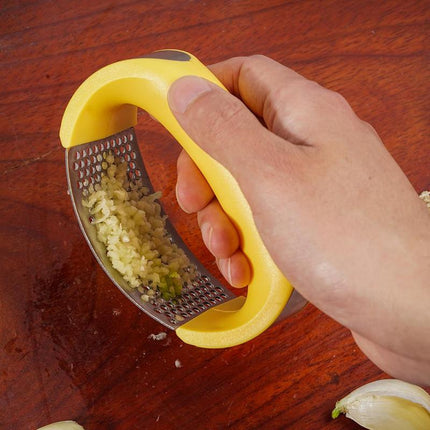 Stainless Steel Garlic Masher – Manual Press & Kitchen Tool