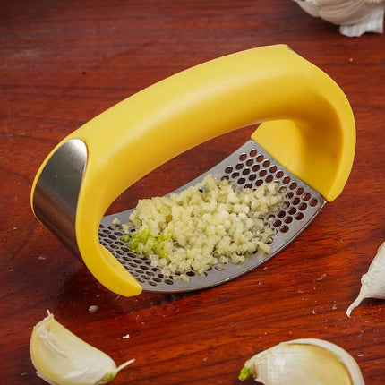 Stainless Steel Garlic Masher – Manual Press & Kitchen Tool