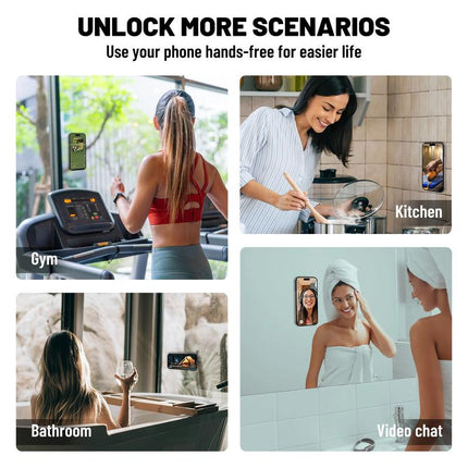 Silicone Magnetic Suction Cup Phone Mount, Phone Accessories Hands-Free Strong Grip Holder for Selfies and Videos Silicon Phone 