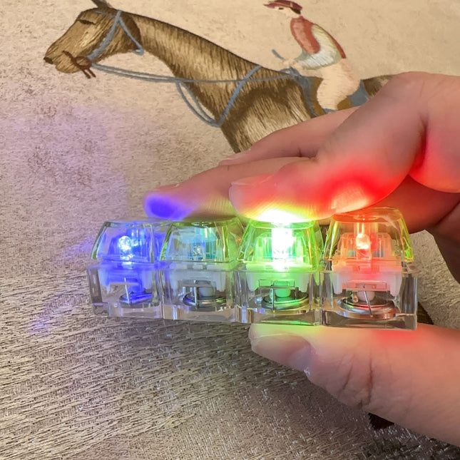 Mechanical Keyboard Keycap Fidget Keychain – Stress Relief Mini Click Toy