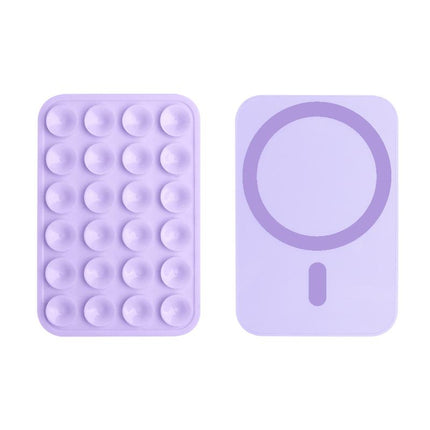 Silicone Magnetic Suction Cup Phone Mount, Phone Accessories Hands-Free Strong Grip Holder for Selfies and Videos Silicon Phone 
