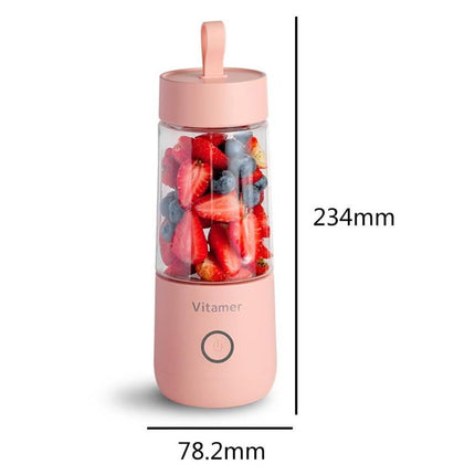 350ml Portable Blender – USB Rechargeable Smoothie & Juice Maker