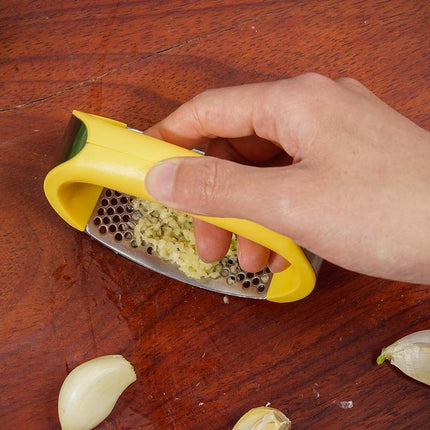 Stainless Steel Garlic Masher – Manual Press & Kitchen Tool