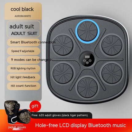 Music Boxing Wall Target – Interactive Fitness & Training Pad