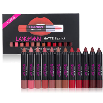 Matte Lipstick Waterproof Long-Lasting Velvet Lipstick Set